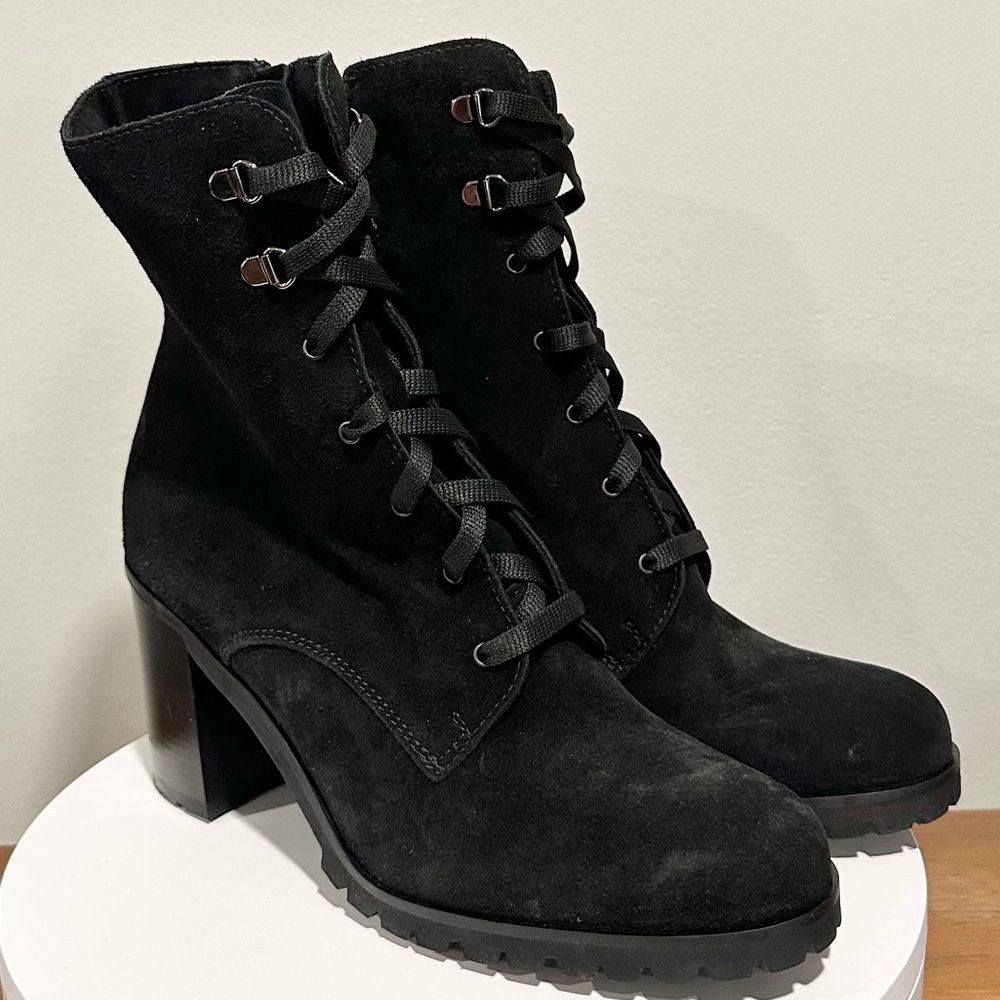 🌹LA CANADIENNE🌹 Parkera Waterproof Block Heel Booties Size: 10 - Picture 6 of 16